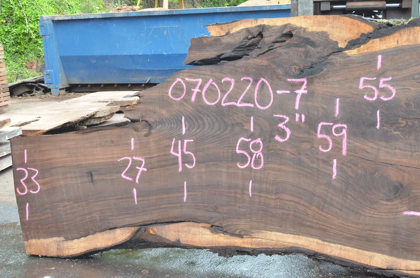 Oregon Black Walnut Slab 070220-07