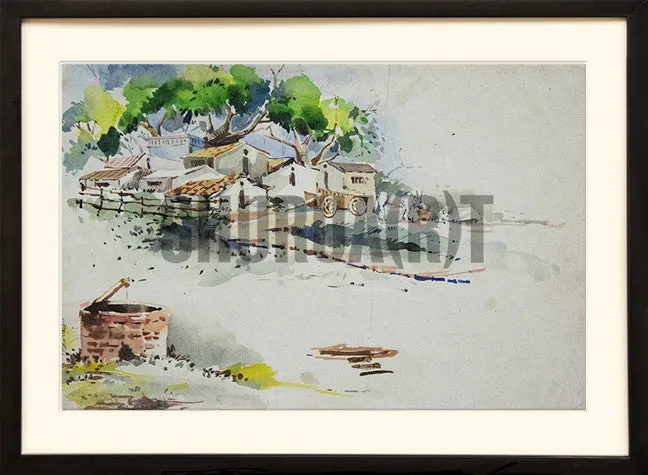 Painting of an Indian Village