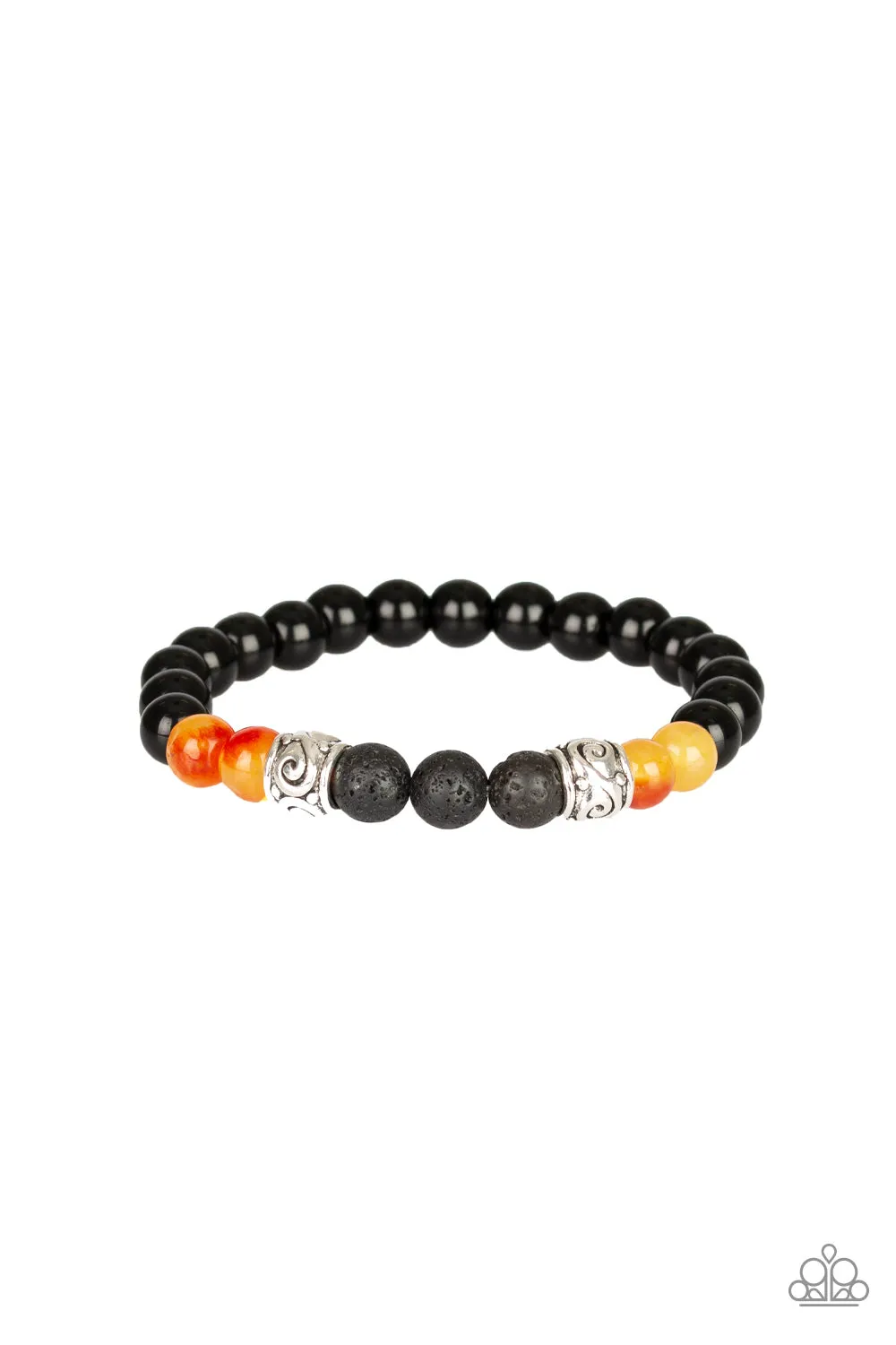 Paparazzi Accessories - Proverb #B414 Display - Orange Urban Bracelet