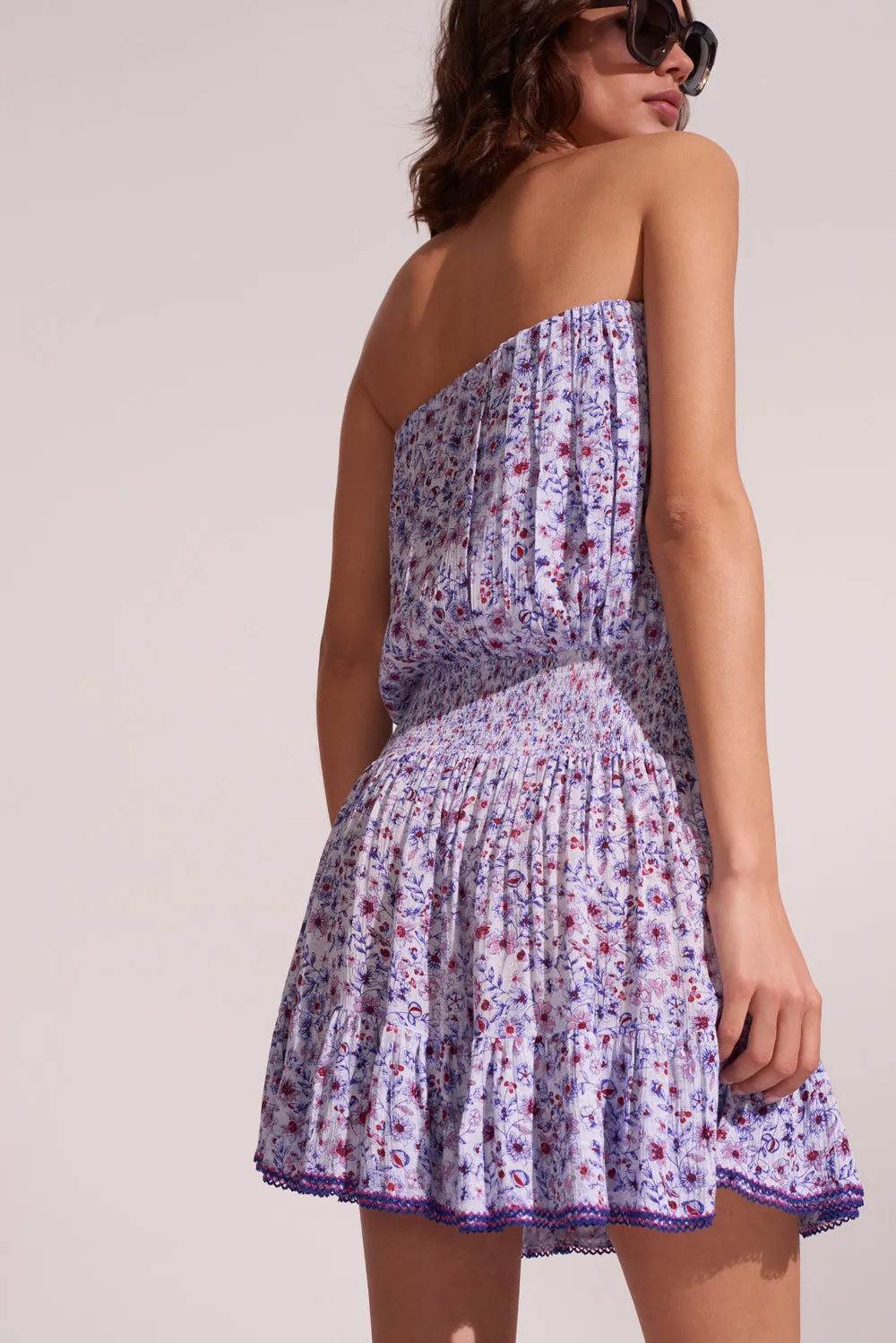 Poupette St Barth - Bandeau Dress Ambra - Blue Magnolia