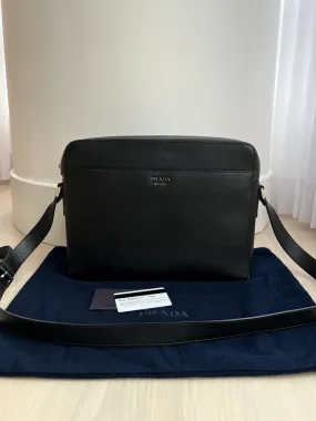 Prada Saffiano Leather Messenger Bag