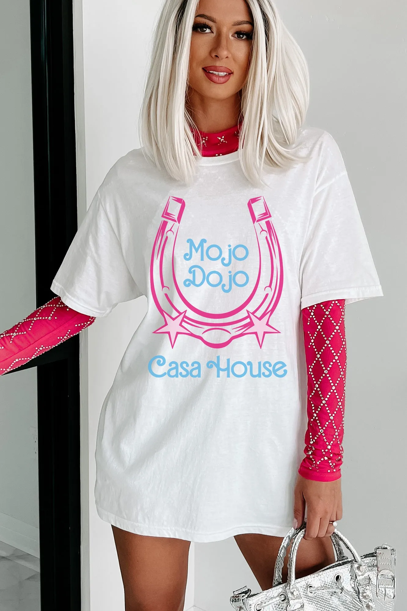 "Mojo Dojo Casa House" Graphic - Multiple Shirt Options (White) - Print On Demand