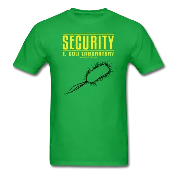 "Security E. Coli Laboratory" - Men's T-Shirt