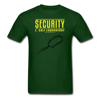 "Security E. Coli Laboratory" - Men's T-Shirt