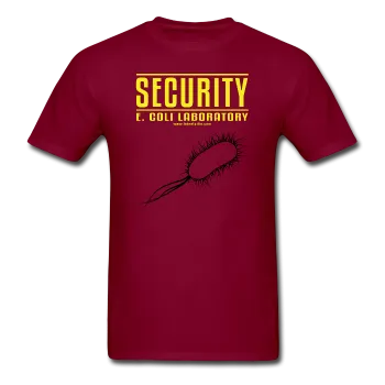 "Security E. Coli Laboratory" - Men's T-Shirt