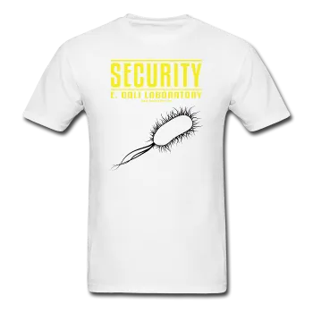 "Security E. Coli Laboratory" - Men's T-Shirt