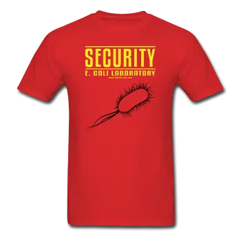 "Security E. Coli Laboratory" - Men's T-Shirt