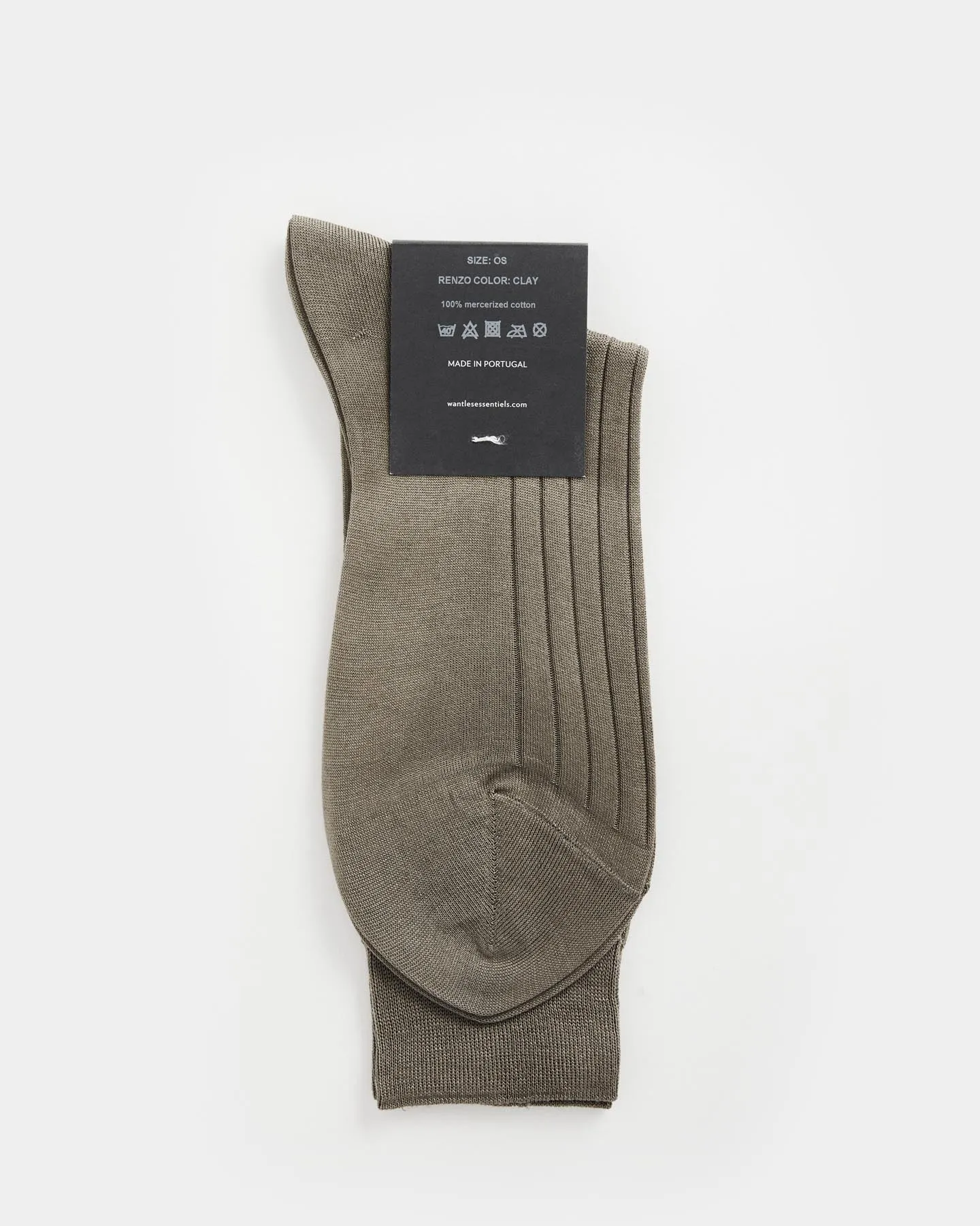 Renzo Mercerized Cotton Long Socks