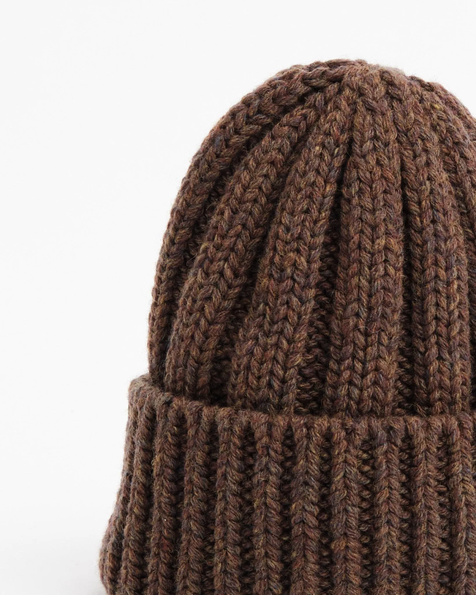 Rib Beanie Brown