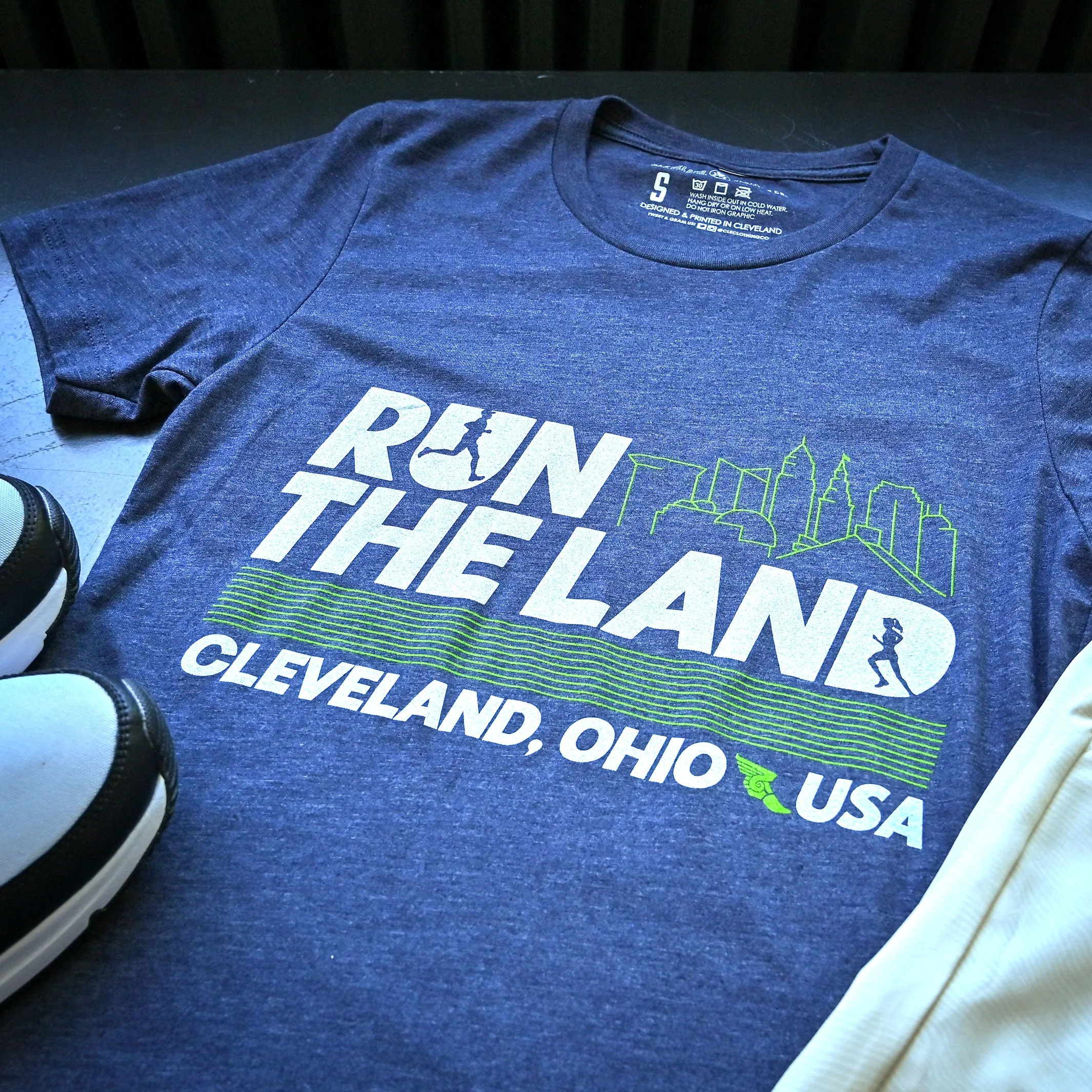 Run The Land - Cityscape Unisex Crew T-Shirt