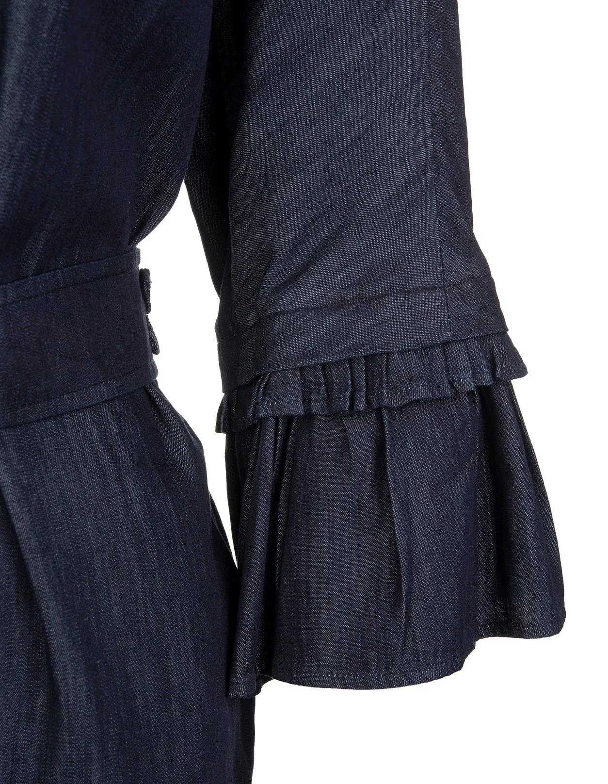 'S Max Mara Belted Denim Dress