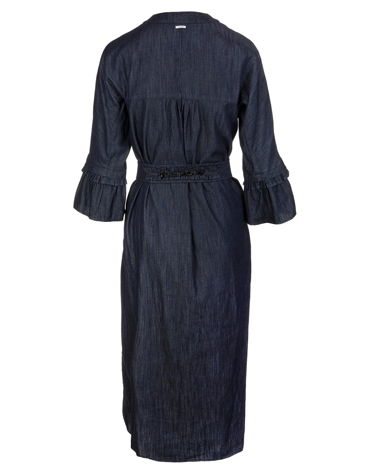 'S Max Mara Belted Denim Dress