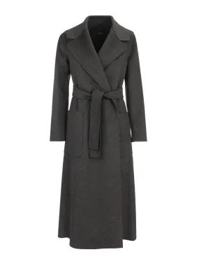 'S Max Mara Belted Long-Sleeved Coat