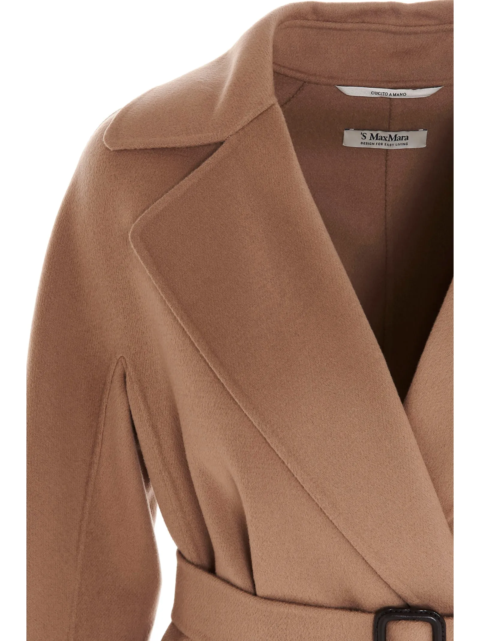 'S Max Mara Belted Longline Coat