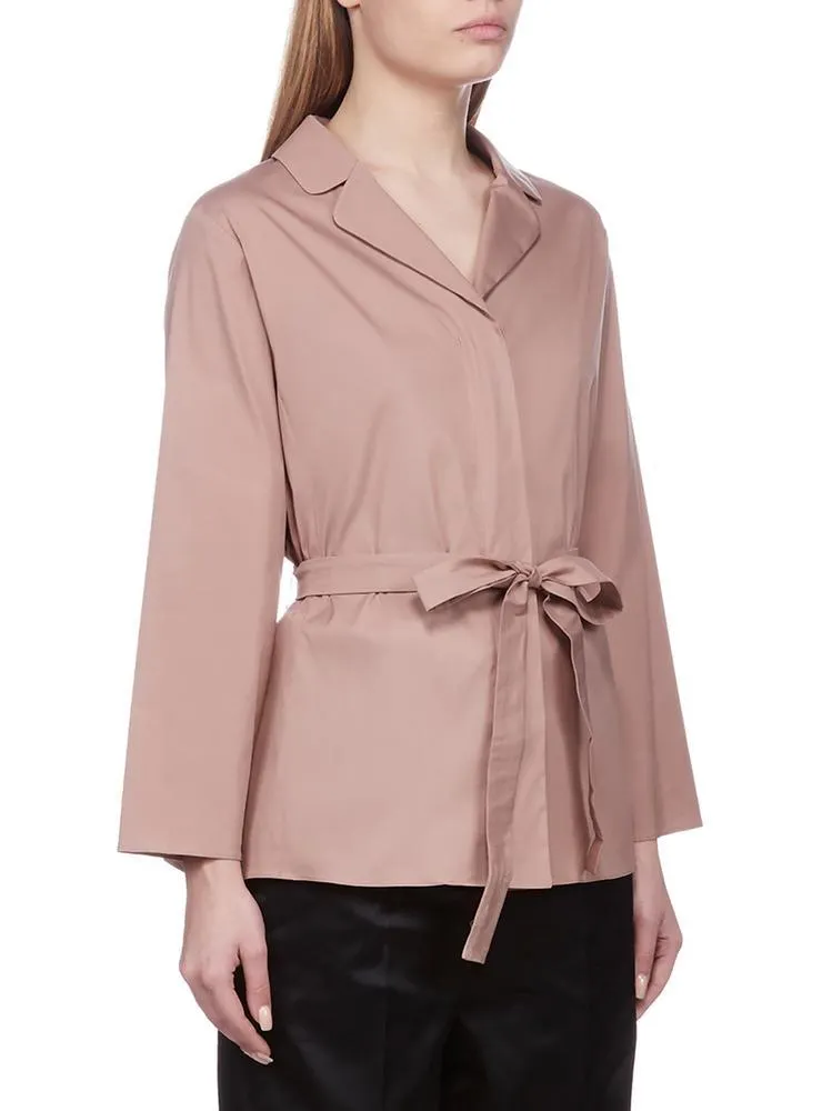 'S Max Mara Potenza Belted Shirt