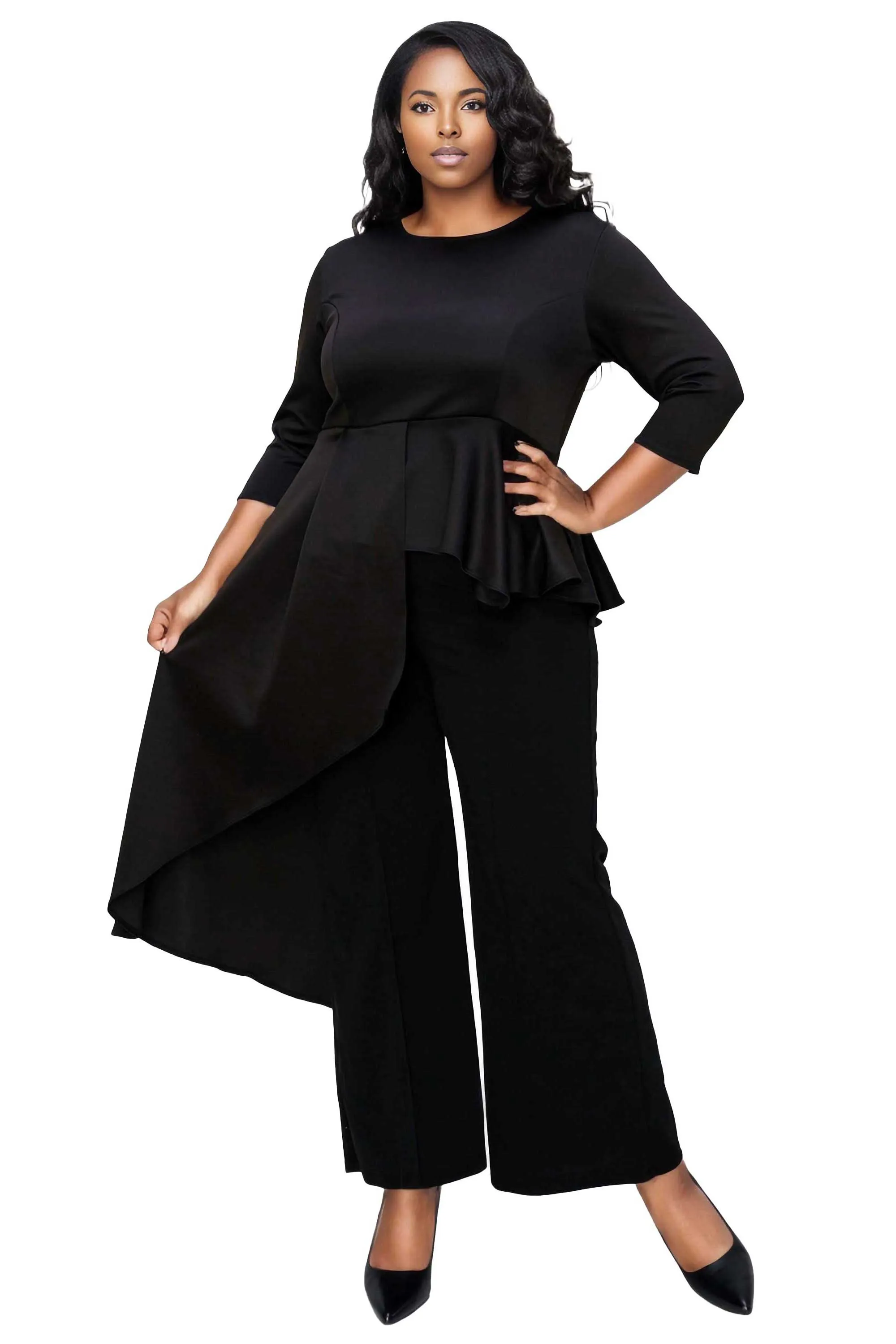 Sanctuary Asymmetrical Peplum Top