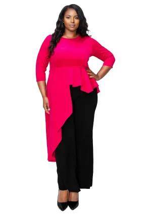 Sanctuary Asymmetrical Peplum Top