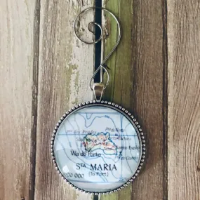 Santa Maria Christmas Ornament