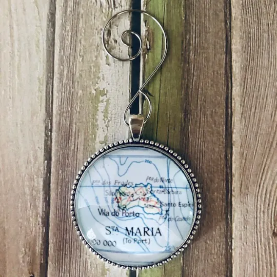 Santa Maria Christmas Ornament