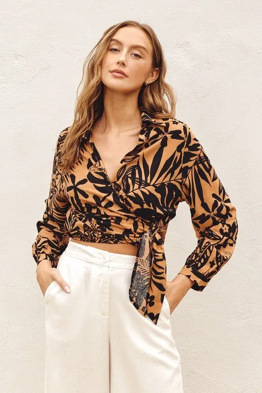 Savannah Wrap Blouse