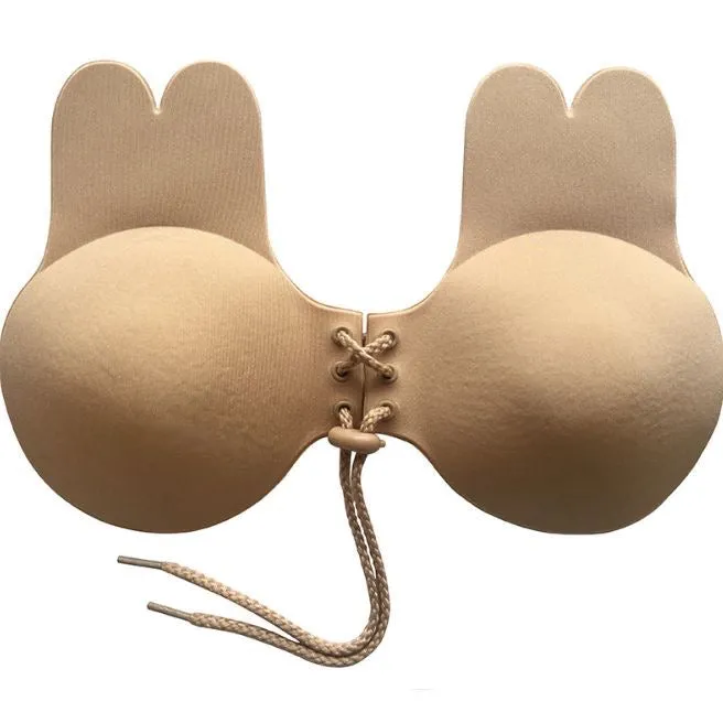 Silicone Adhesive Stick-on Hold -up Bra for Women