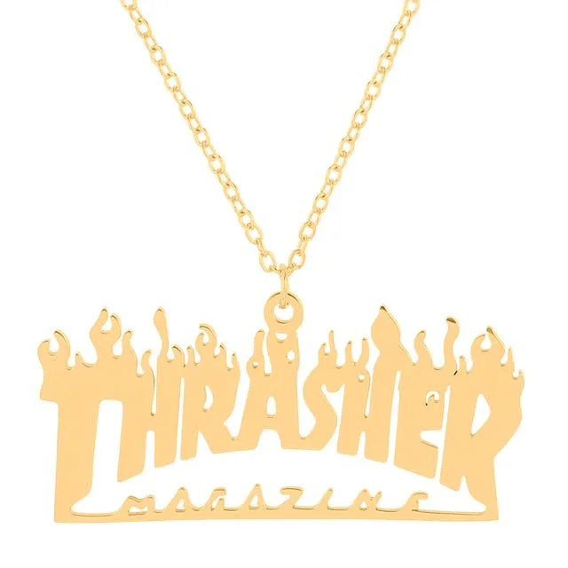 Stainless Steel THRASHER NECKLACE