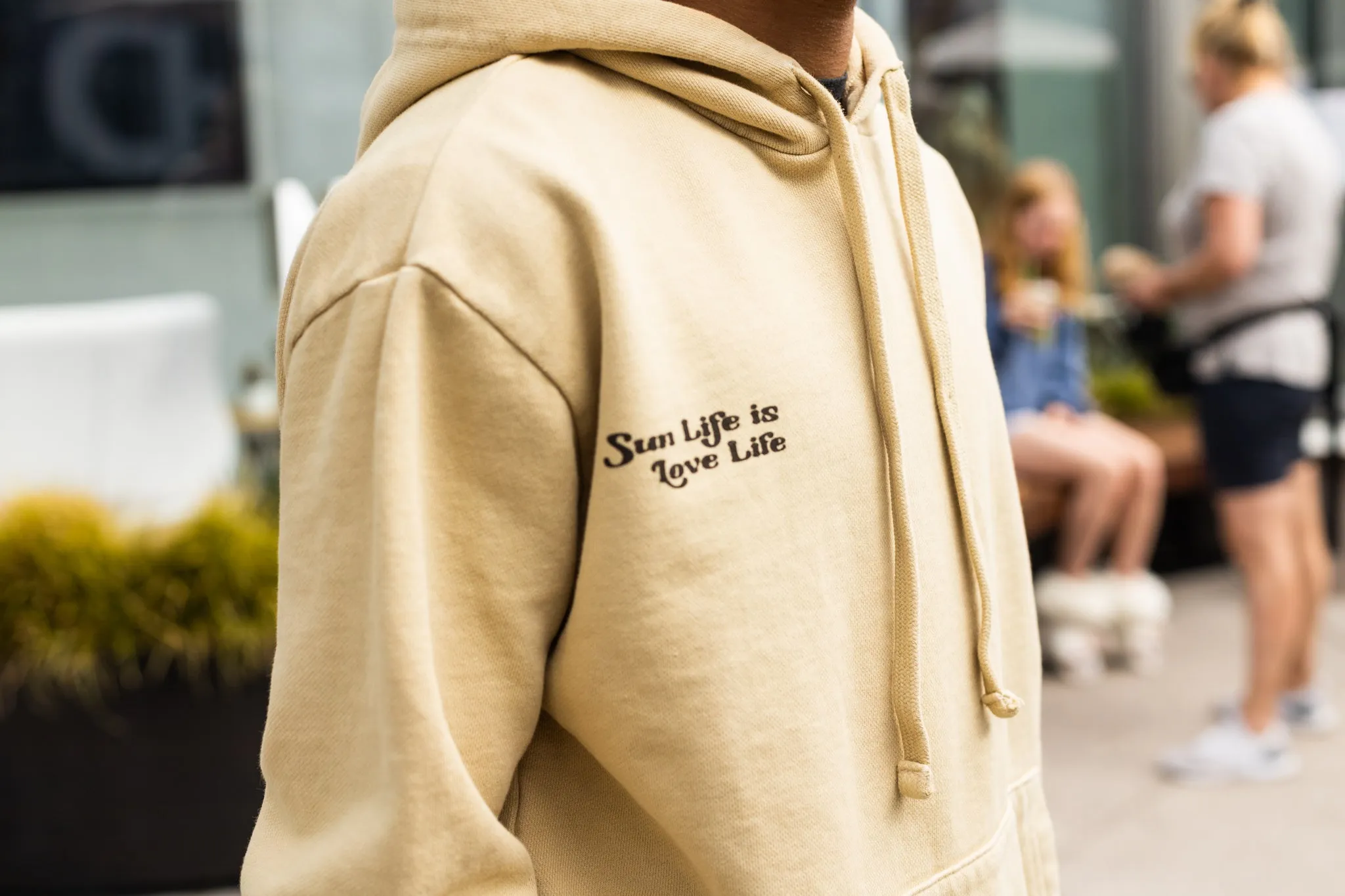 SunLife Pullover Hoodie Graphic - Sand