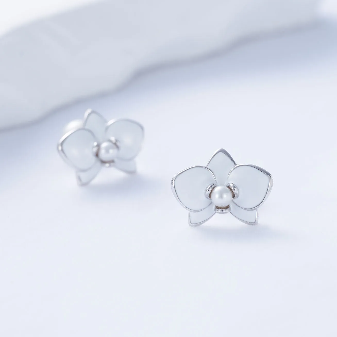 Top Grade Freshwater Pearl Earrings WE00780 | ORCHID