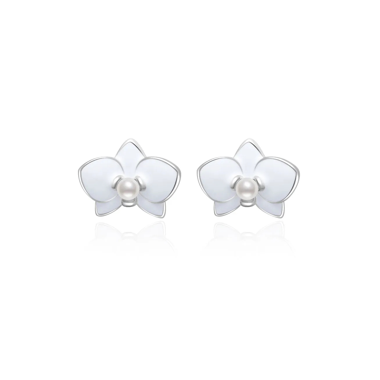 Top Grade Freshwater Pearl Earrings WE00780 | ORCHID