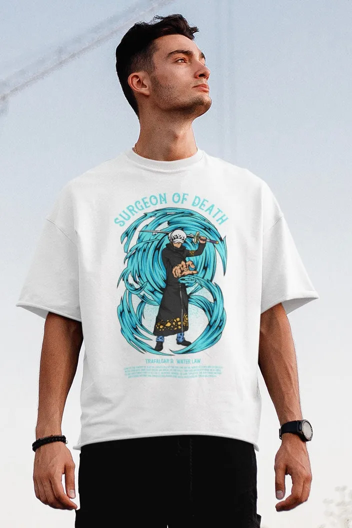 Trafal D. Water law Surgeon of Death (One Piece) Unisex Oversized T-shirt