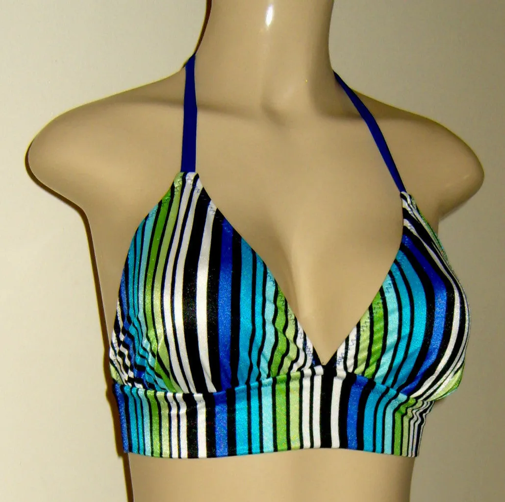 Triangle halter bikini tops