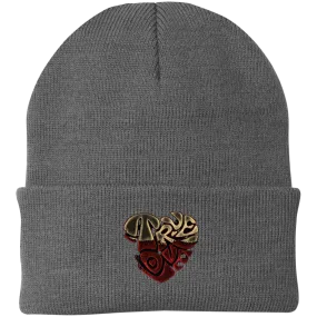 True Love dirty logo by Wisam Embroidered Knit Cap