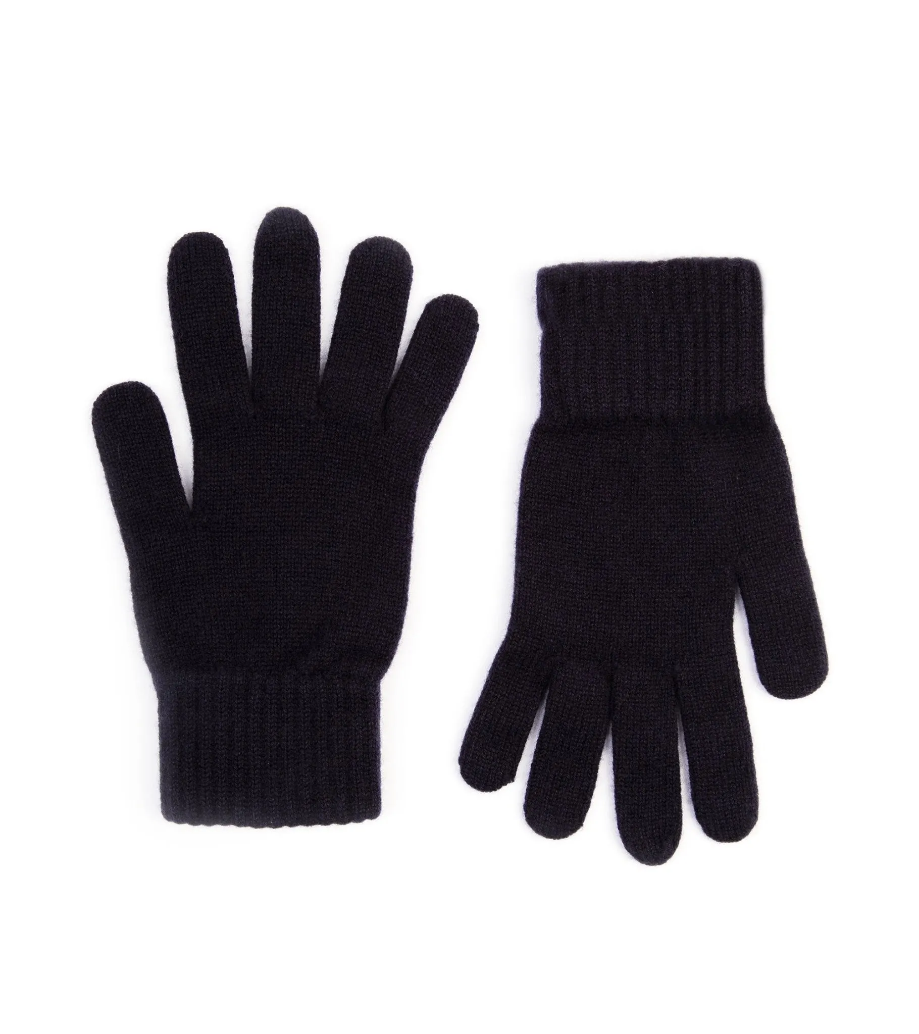 Trunk Cashmere Knitted Gloves: Navy