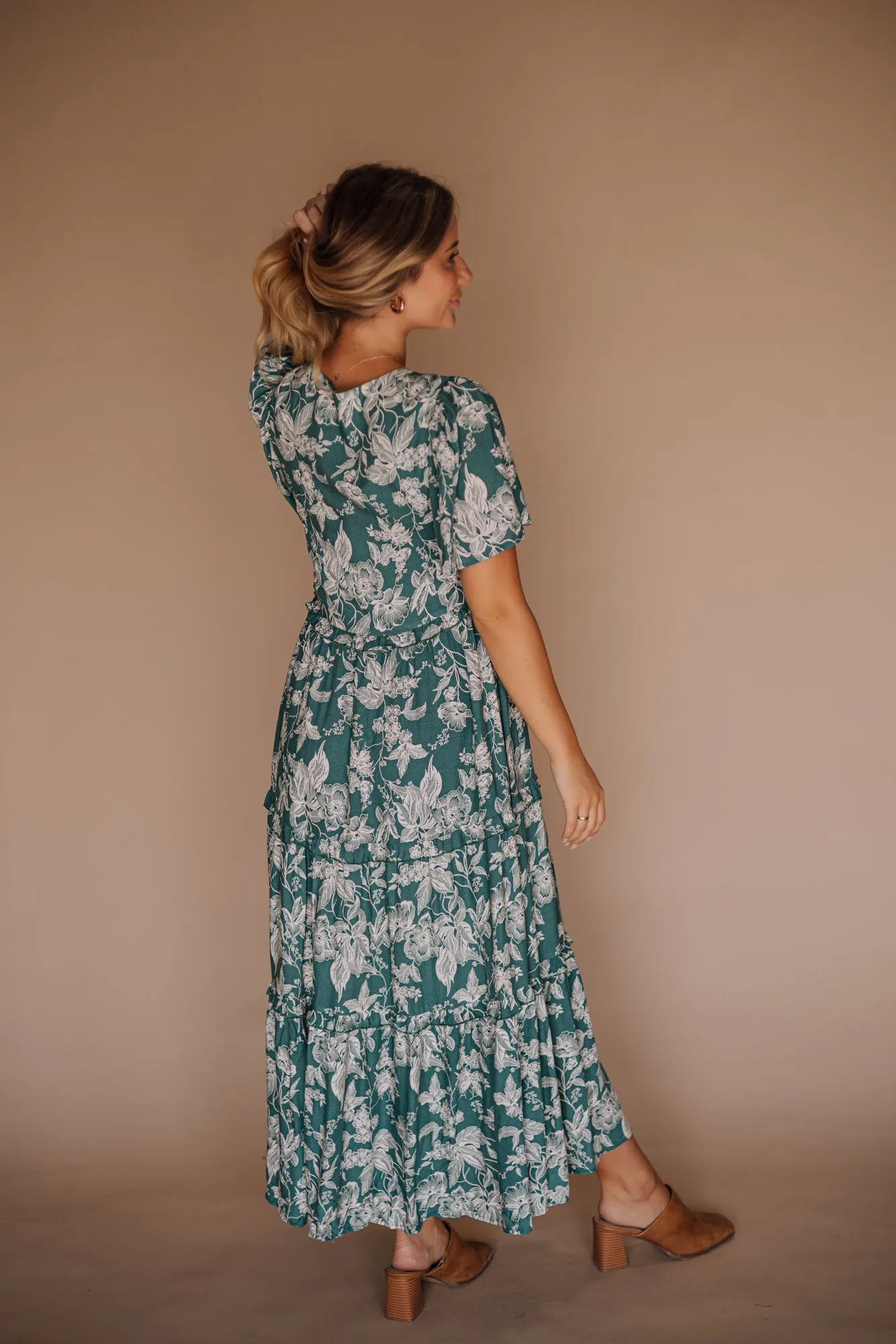 Uma Maxi Dress in Turquoise - Coming Soon