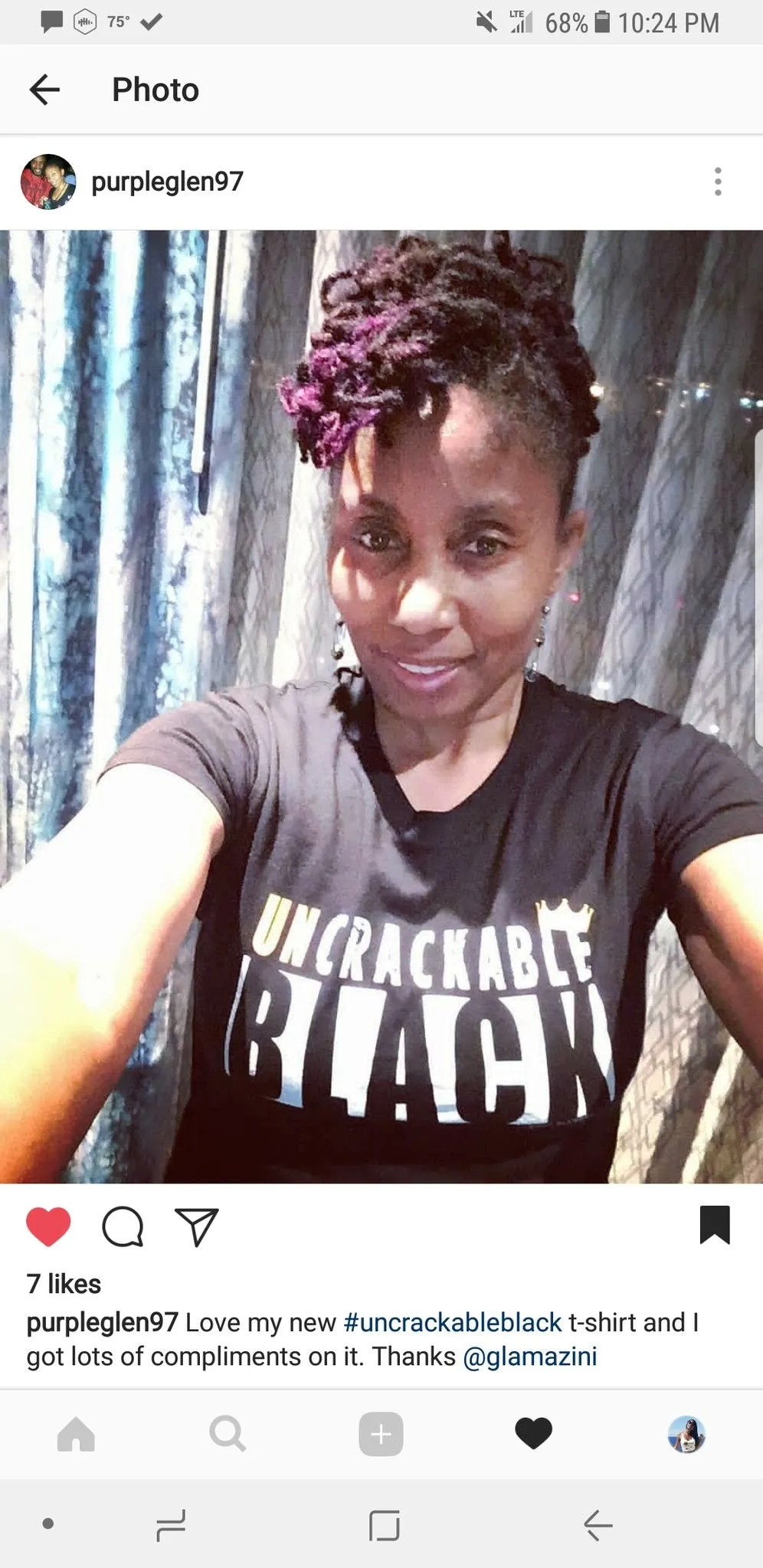 uncrackable black unisex tee