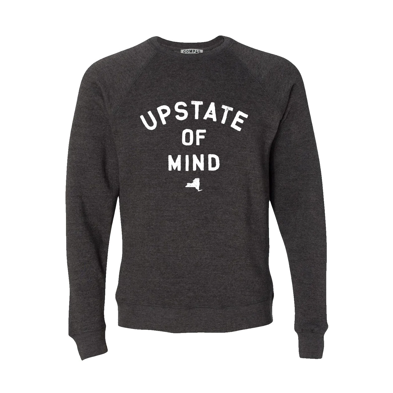 Upstate of Mind Crewneck - Charcoal Heather