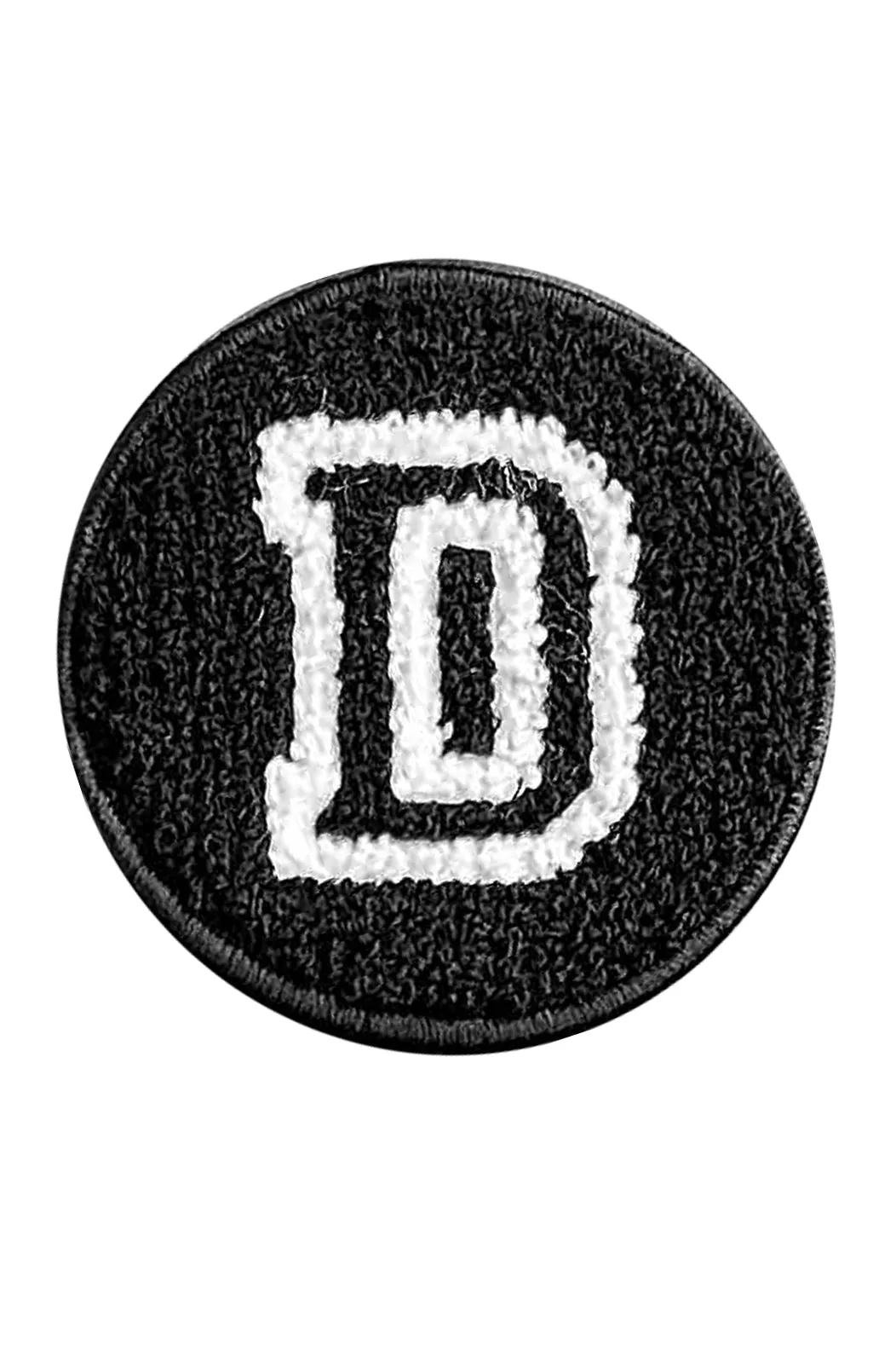 Velcro Initial Letter D Patch