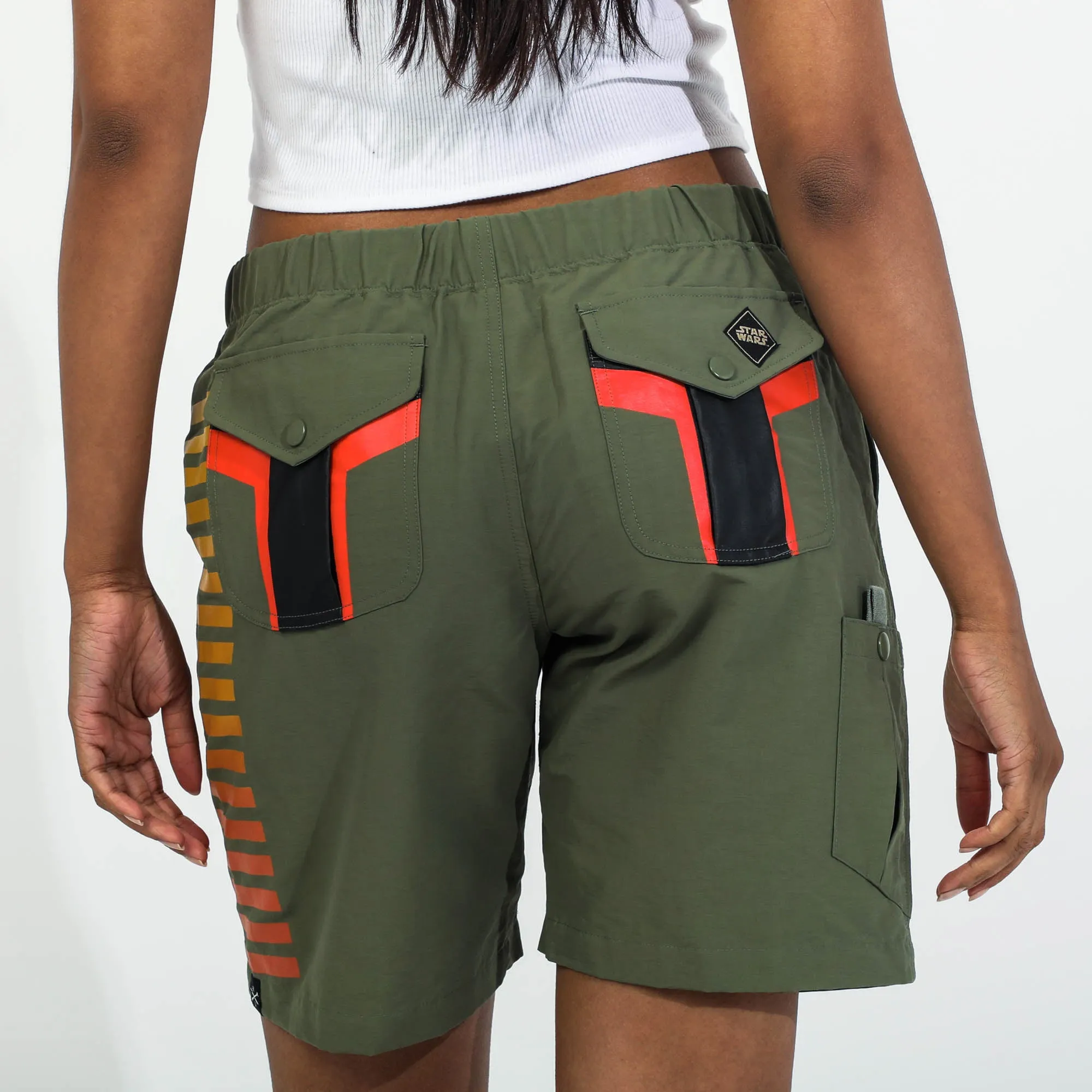 Warriors of Mandalore Olive Green Belted Cargo Shorts