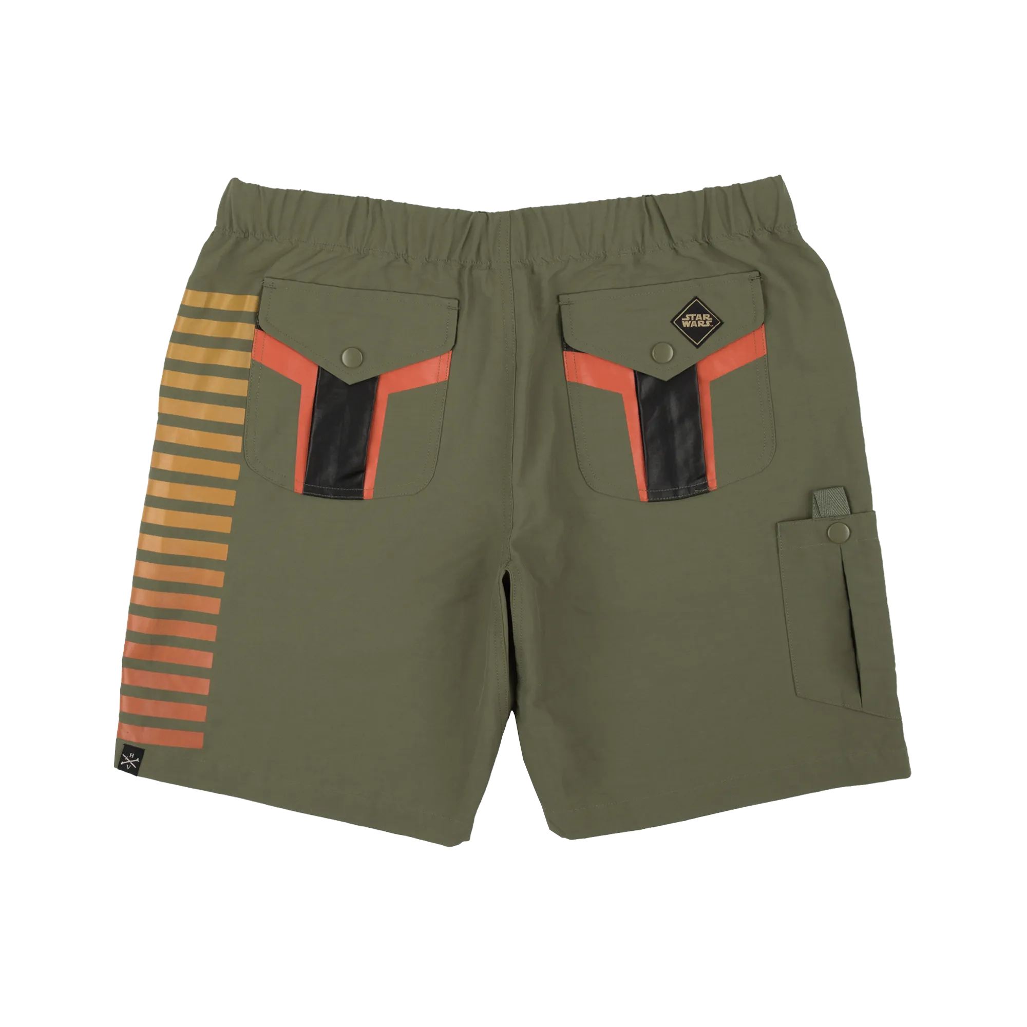 Warriors of Mandalore Olive Green Belted Cargo Shorts