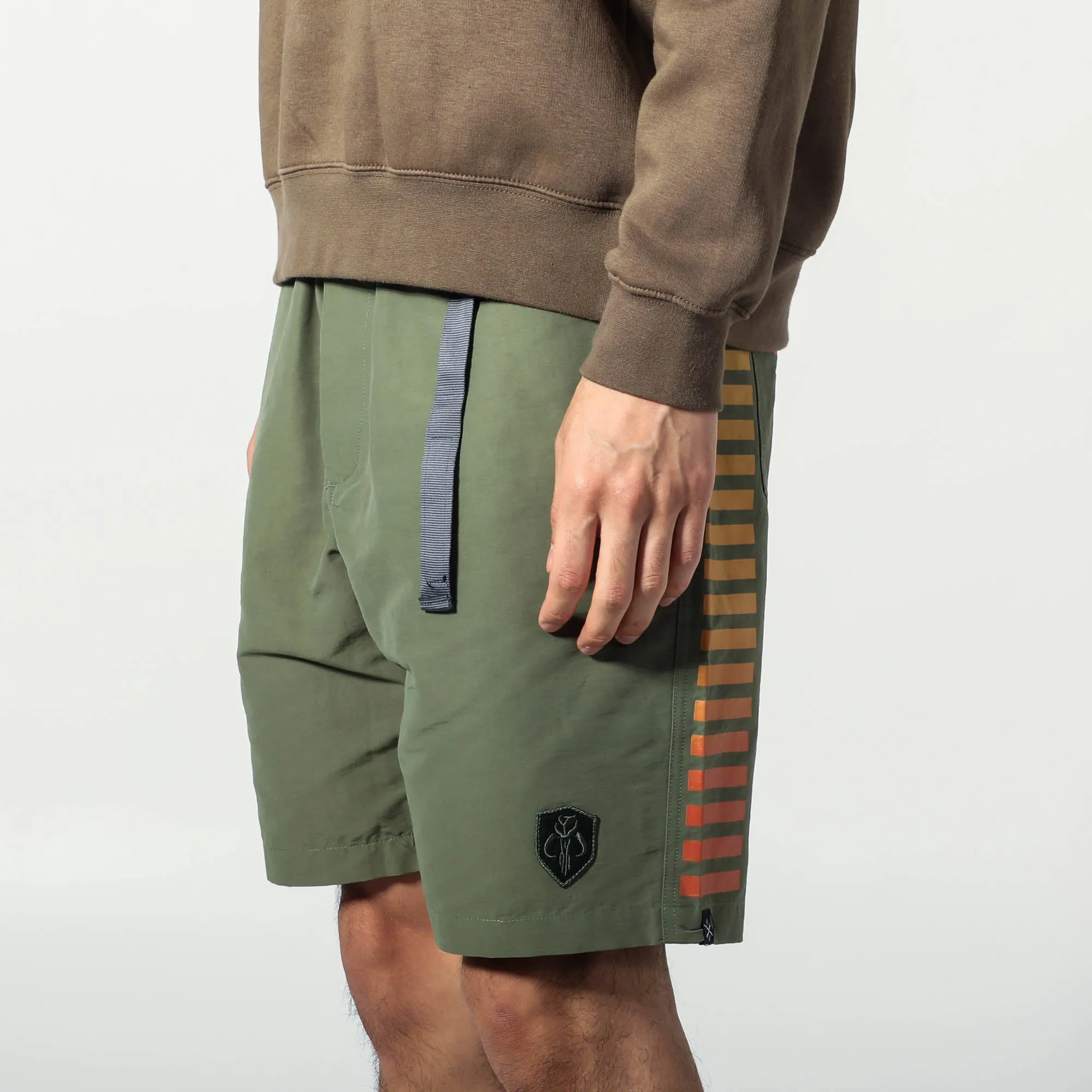 Warriors of Mandalore Olive Green Belted Cargo Shorts