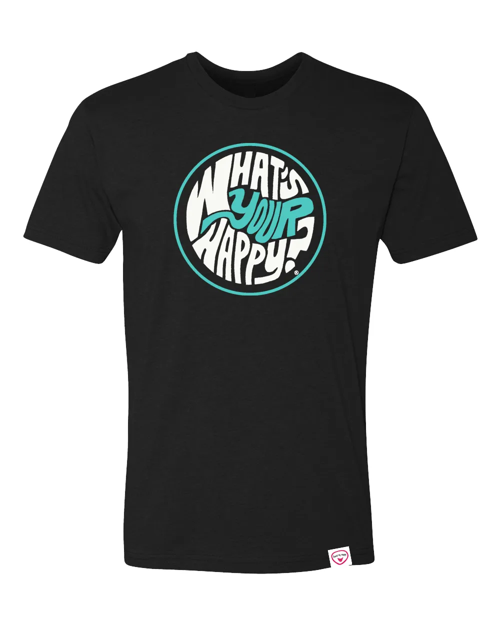 What's Your Happy? 2 Tone Logo T-Shirt