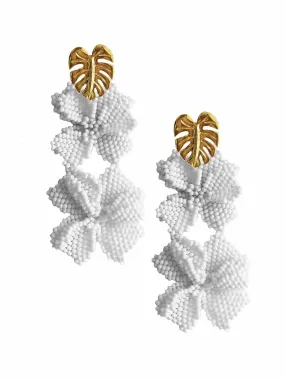 White Garden Earrings (2F)