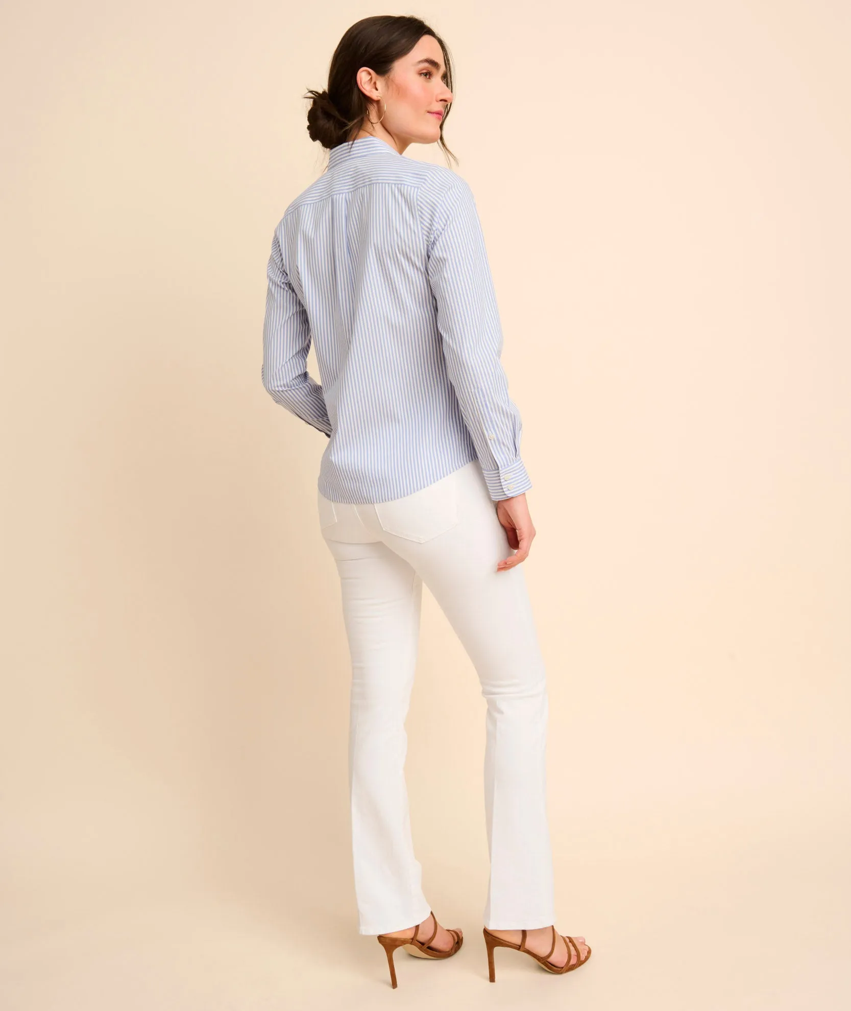 Wrinkle-Free Stretch Cotton Bella Shirt